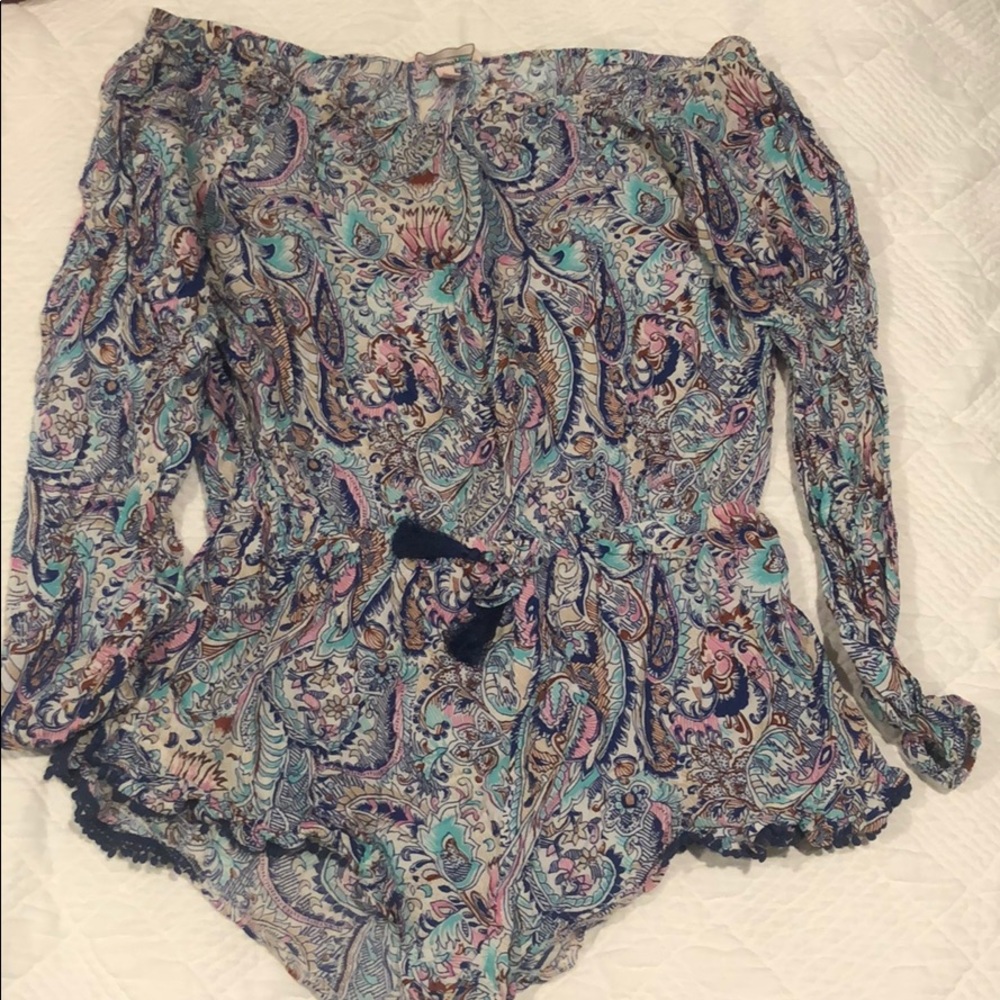 Romper swimsuit cover up